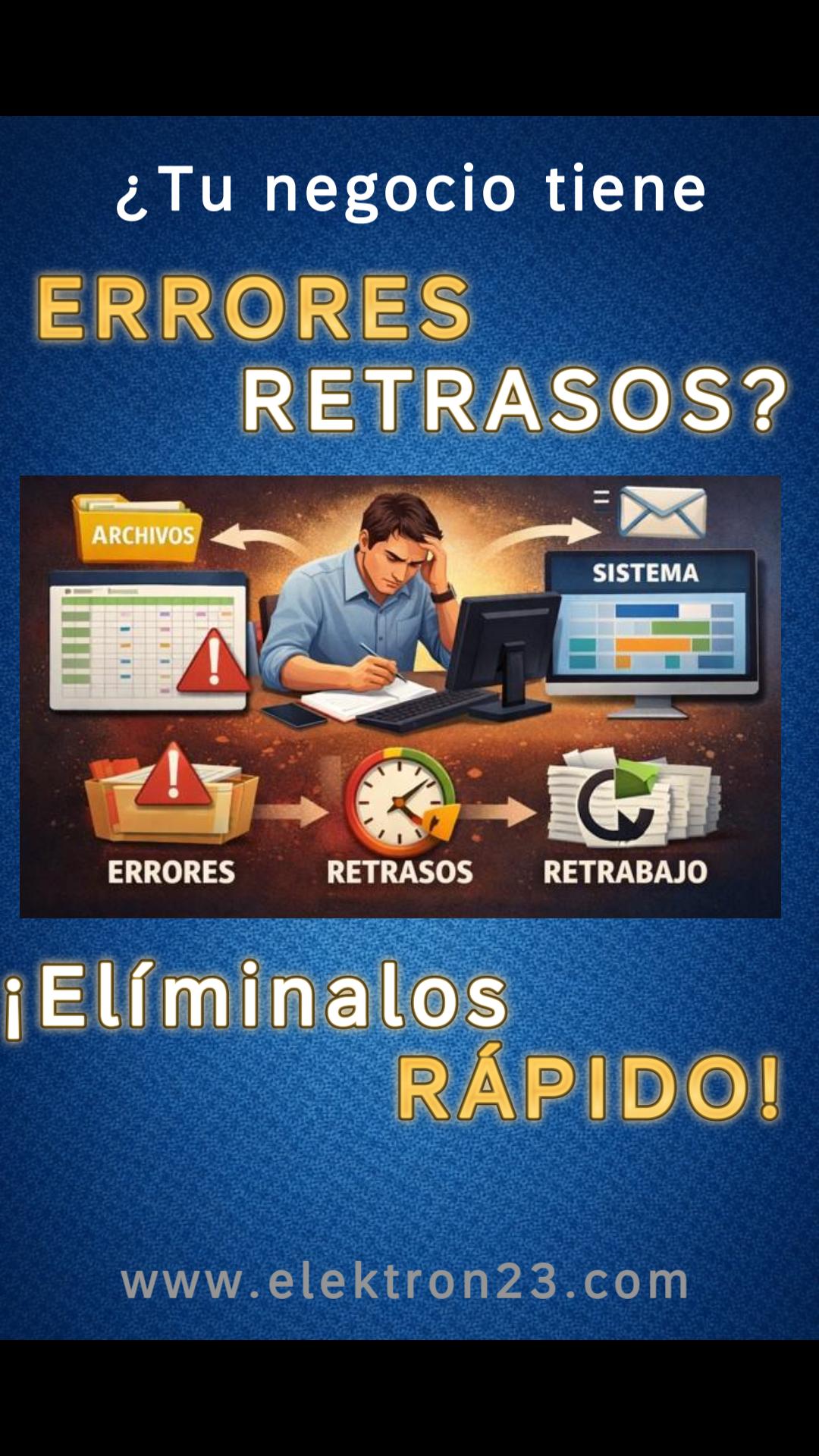 Video de ejemplo sobre proceso manual entre archivos y sistemas